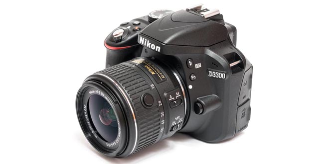 Nikon d3300 вид с фронта